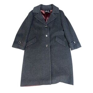 Vintage Cashmere Women’s Long Coat Size XXL Gray